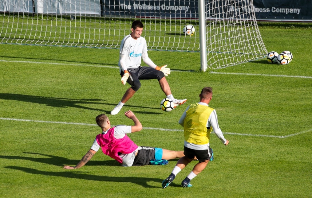 «Газпром» — тренировочные сборы в Австрии: 19 июня, вечерняя тренировка