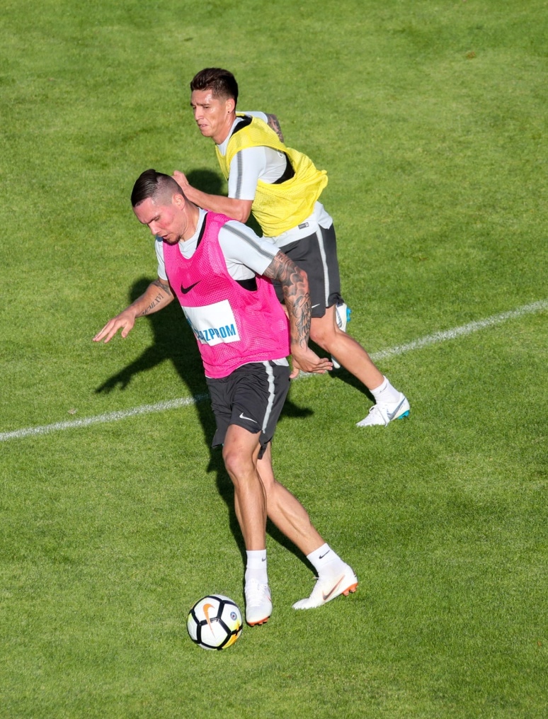 «Газпром» — тренировочные сборы в Австрии: 19 июня, вечерняя тренировка