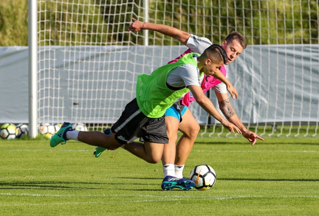 «Газпром» — тренировочные сборы в Австрии: 19 июня, вечерняя тренировка