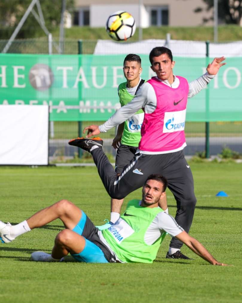 «Газпром» — тренировочные сборы в Австрии: 19 июня, вечерняя тренировка