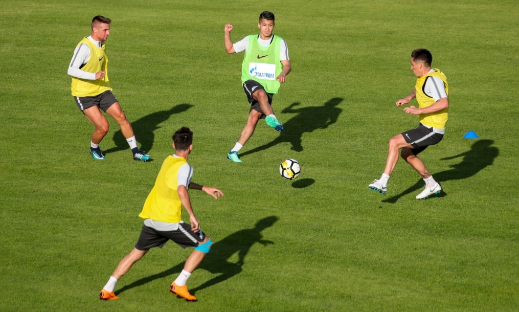 «Газпром» — тренировочные сборы в Австрии: 19 июня, вечерняя тренировка