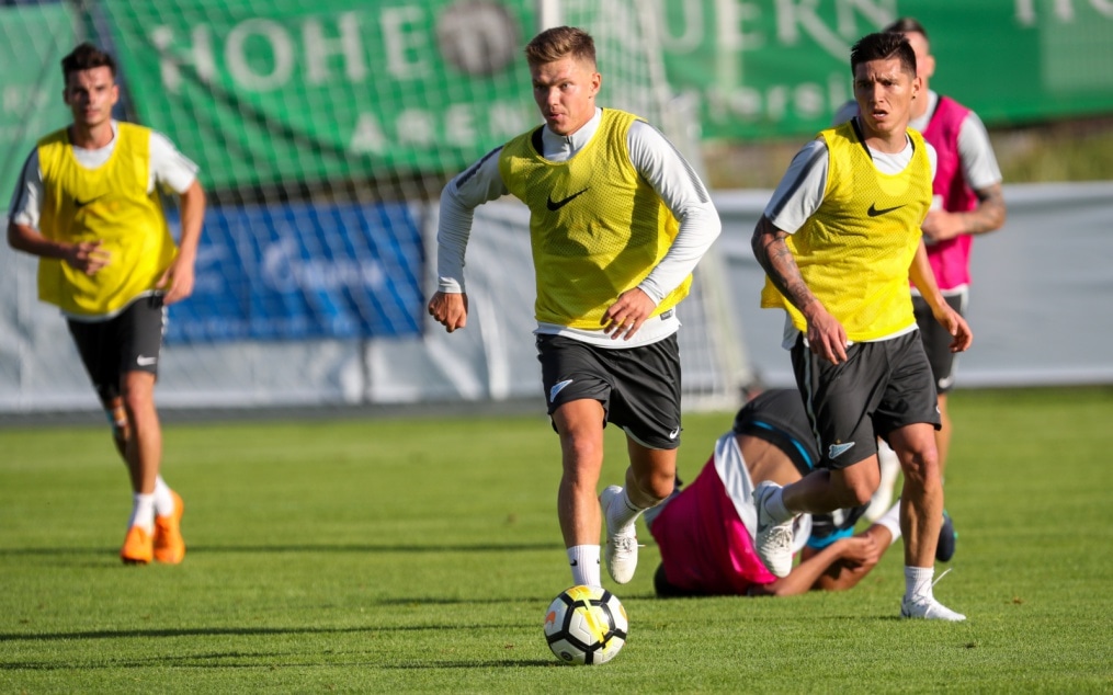 «Газпром» — тренировочные сборы в Австрии: 19 июня, вечерняя тренировка