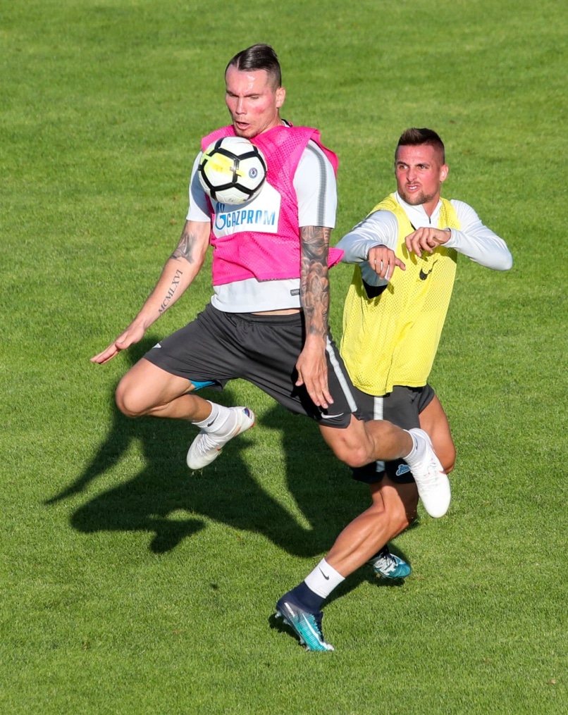 «Газпром» — тренировочные сборы в Австрии: 19 июня, вечерняя тренировка