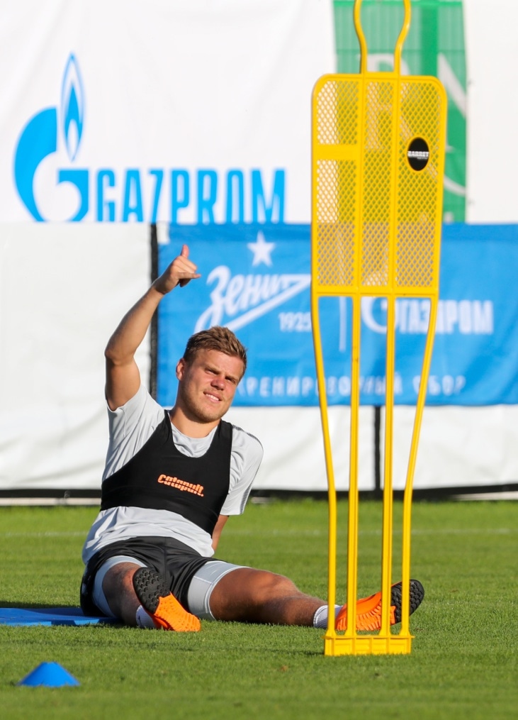 «Газпром» — тренировочные сборы в Австрии: 19 июня, вечерняя тренировка