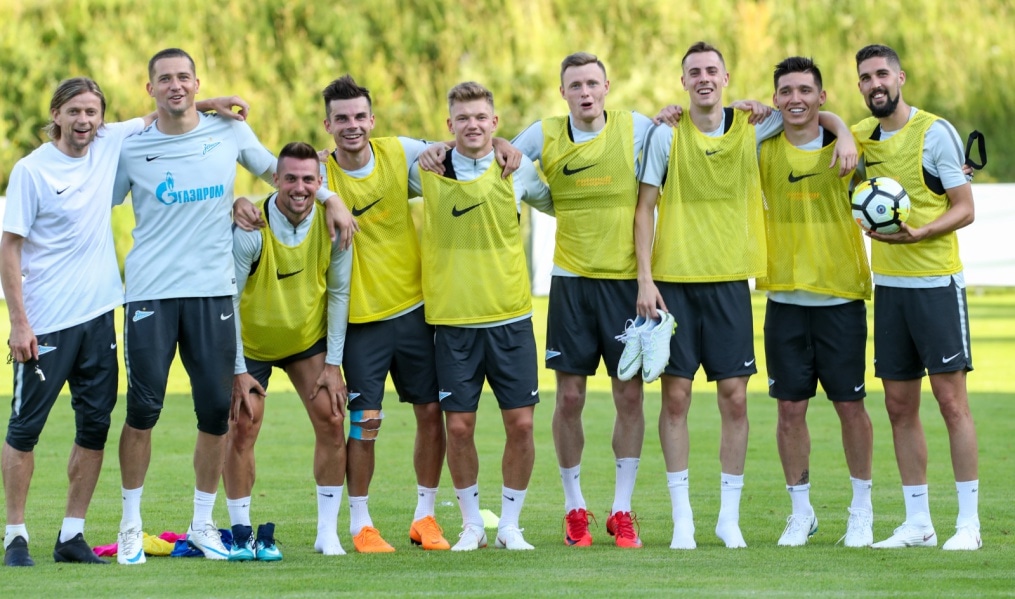 «Газпром» — тренировочные сборы в Австрии: 19 июня, вечерняя тренировка