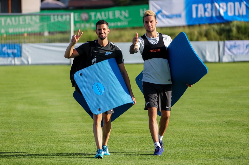 «Газпром» — тренировочные сборы в Австрии: 19 июня, вечерняя тренировка