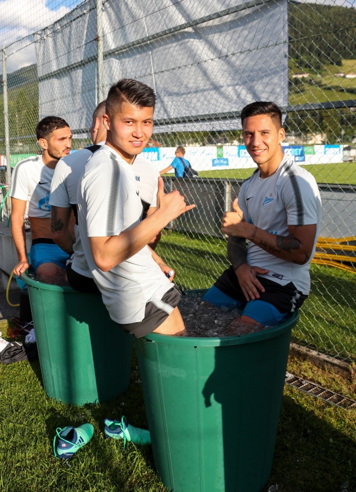 «Газпром» — тренировочные сборы в Австрии: 19 июня, вечерняя тренировка