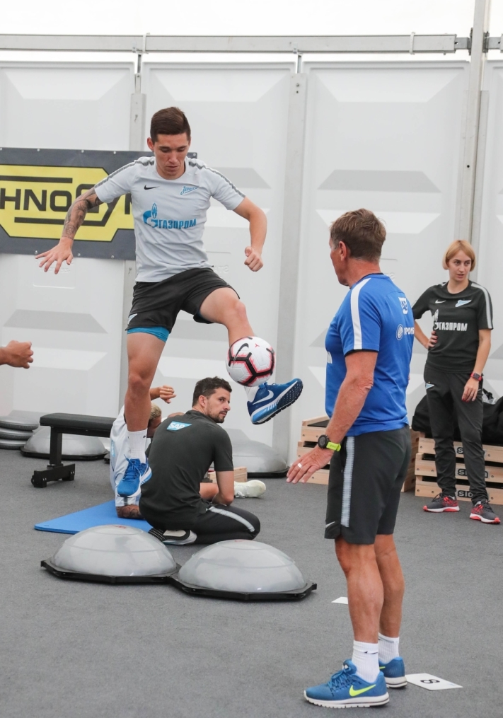 Вторые «Газпром» — тренировочные сборы в Австрии: 4 июля, утренняя тренировка