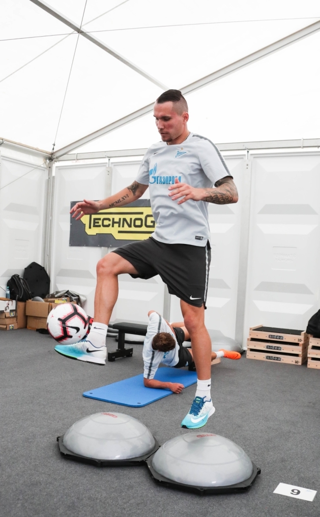 Вторые «Газпром» — тренировочные сборы в Австрии: 4 июля, утренняя тренировка