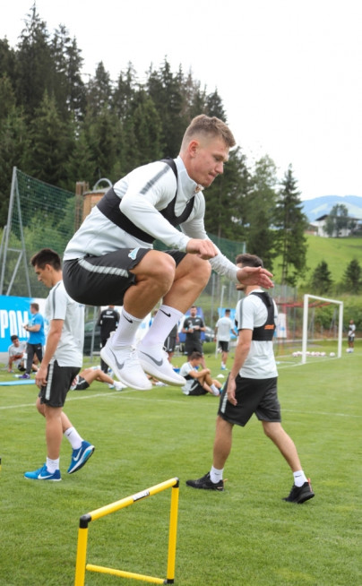 Вторые «Газпром» — тренировочные сборы в Австрии: 4 июля, утренняя тренировка