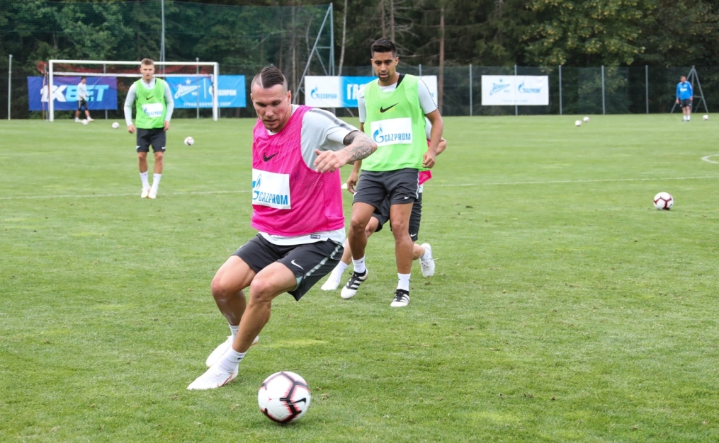 Вторые «Газпром» — тренировочные сборы в Австрии: 4 июля, утренняя тренировка