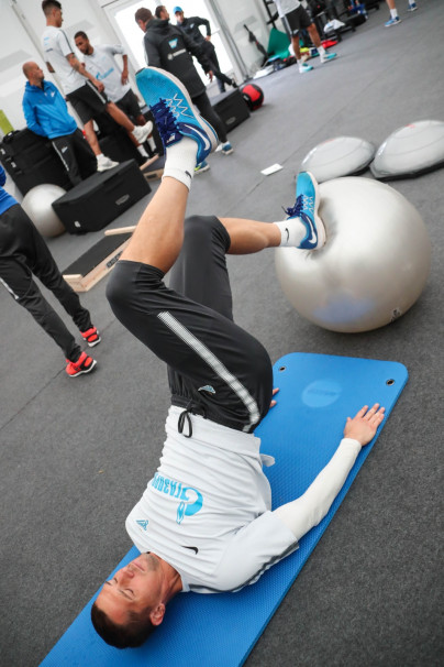 Вторые «Газпром» — тренировочные сборы в Австрии: 6 июля, утренняя тренировка