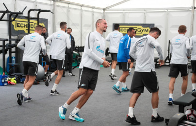 Вторые «Газпром» — тренировочные сборы в Австрии: 6 июля, утренняя тренировка