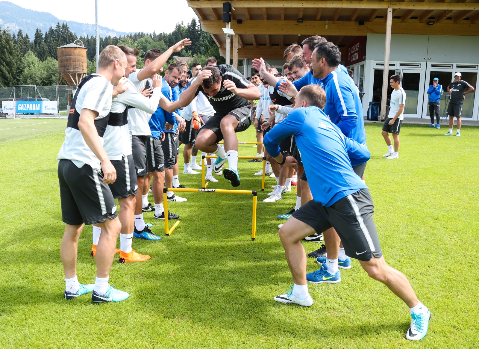 Вторые «Газпром» — тренировочные сборы в Австрии: 10 июля, утренняя тренировка