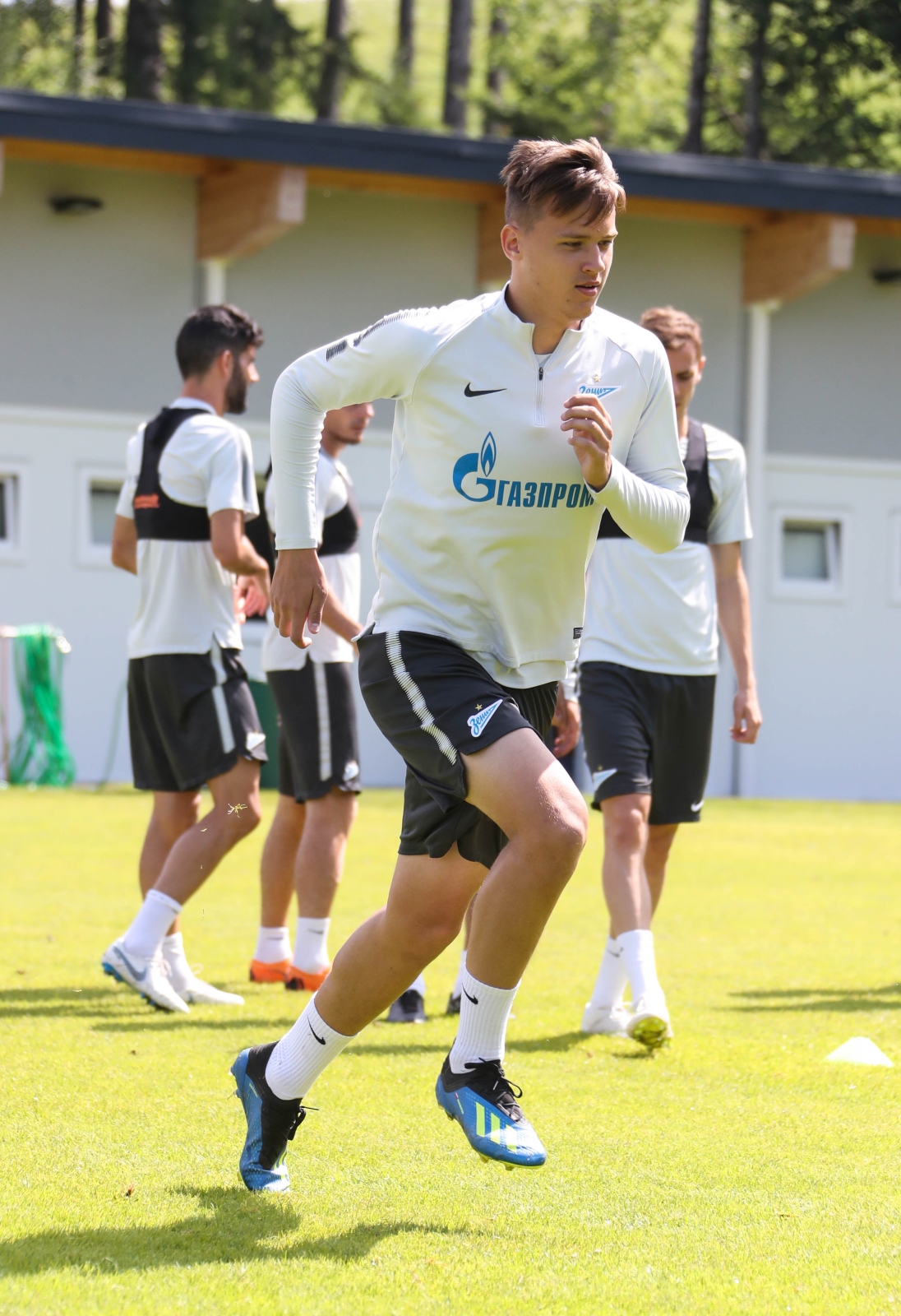 Вторые «Газпром» — тренировочные сборы в Австрии: 10 июля, утренняя тренировка