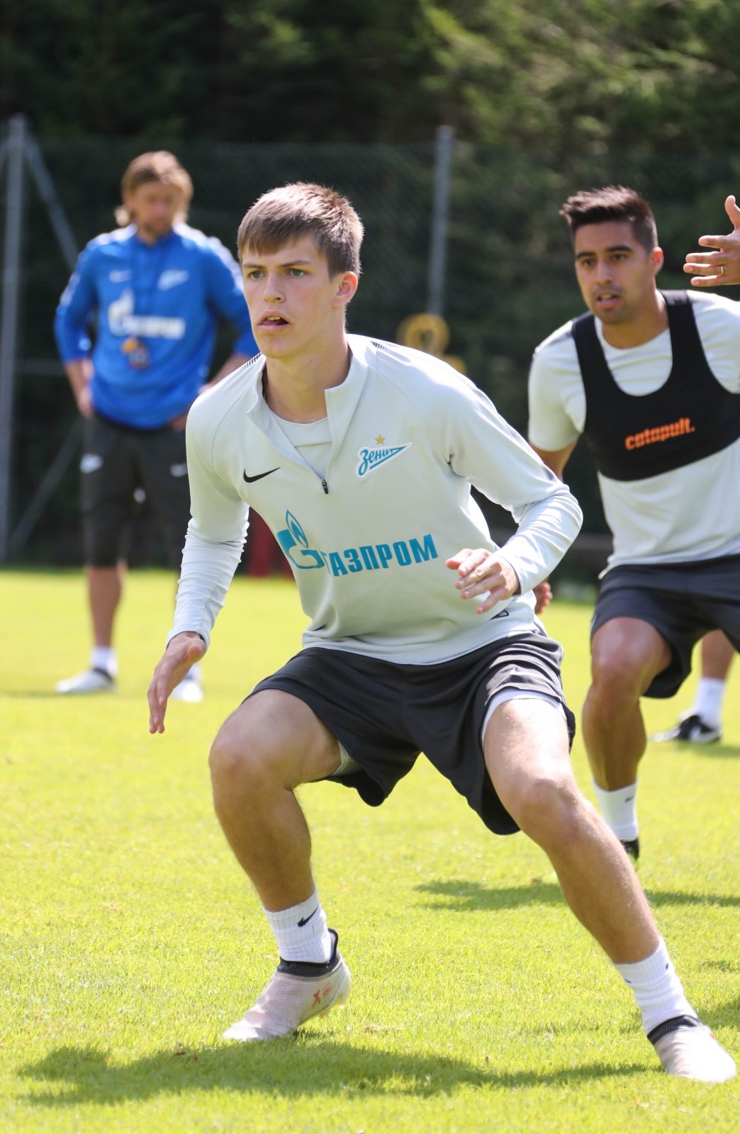 Вторые «Газпром» — тренировочные сборы в Австрии: 10 июля, утренняя тренировка