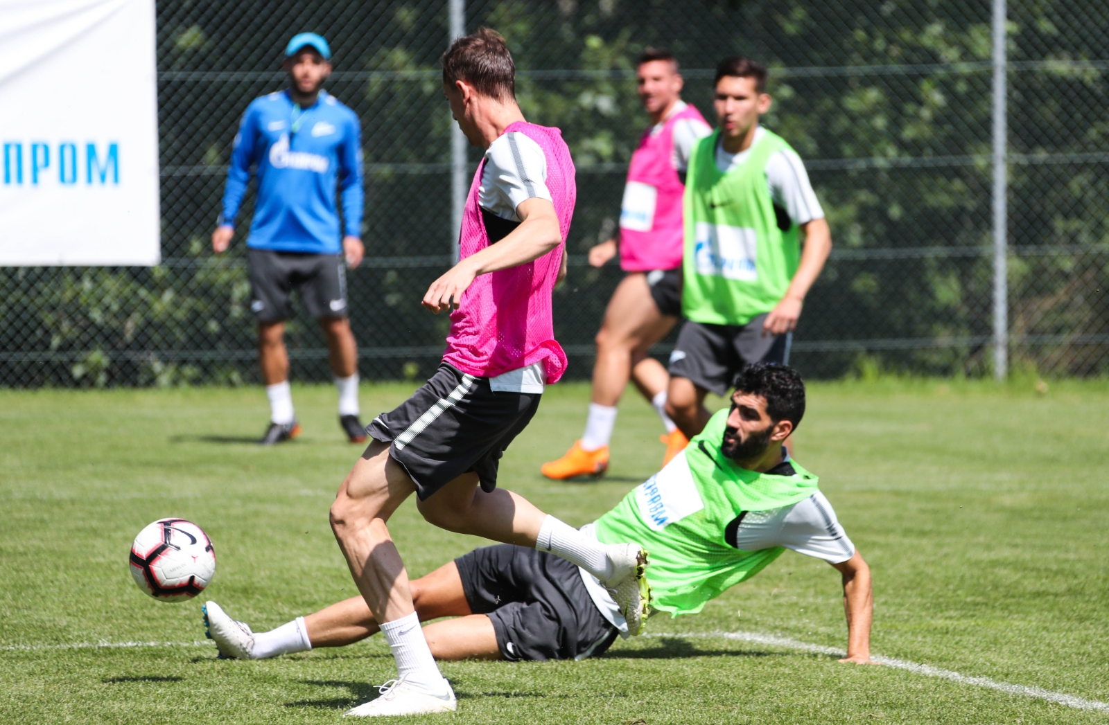 Вторые «Газпром» — тренировочные сборы в Австрии: 10 июля, утренняя тренировка