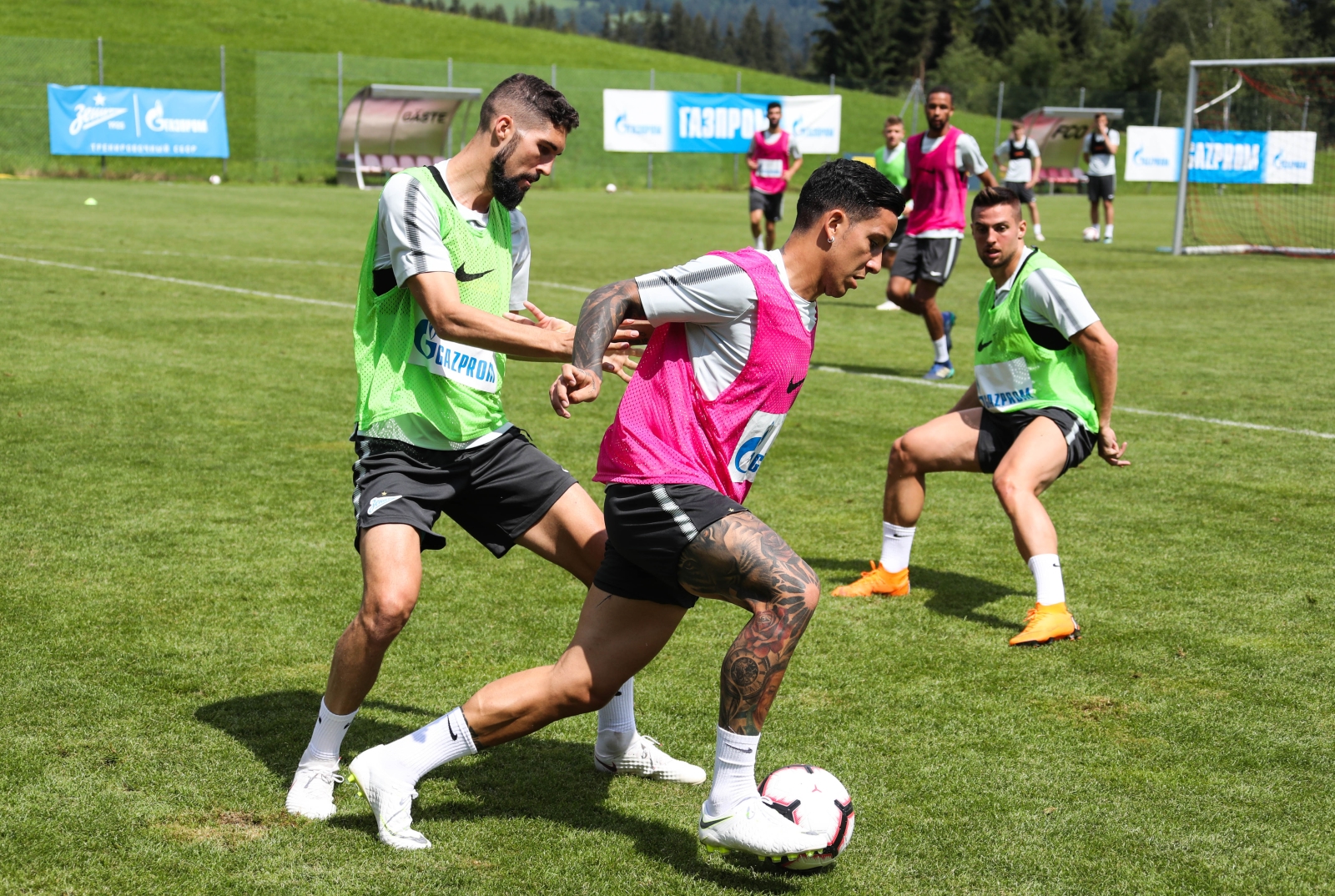 Вторые «Газпром» — тренировочные сборы в Австрии: 10 июля, утренняя тренировка