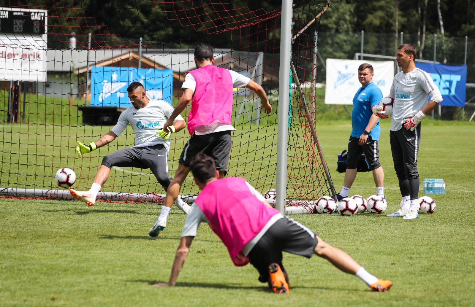 Вторые «Газпром» — тренировочные сборы в Австрии: 10 июля, утренняя тренировка