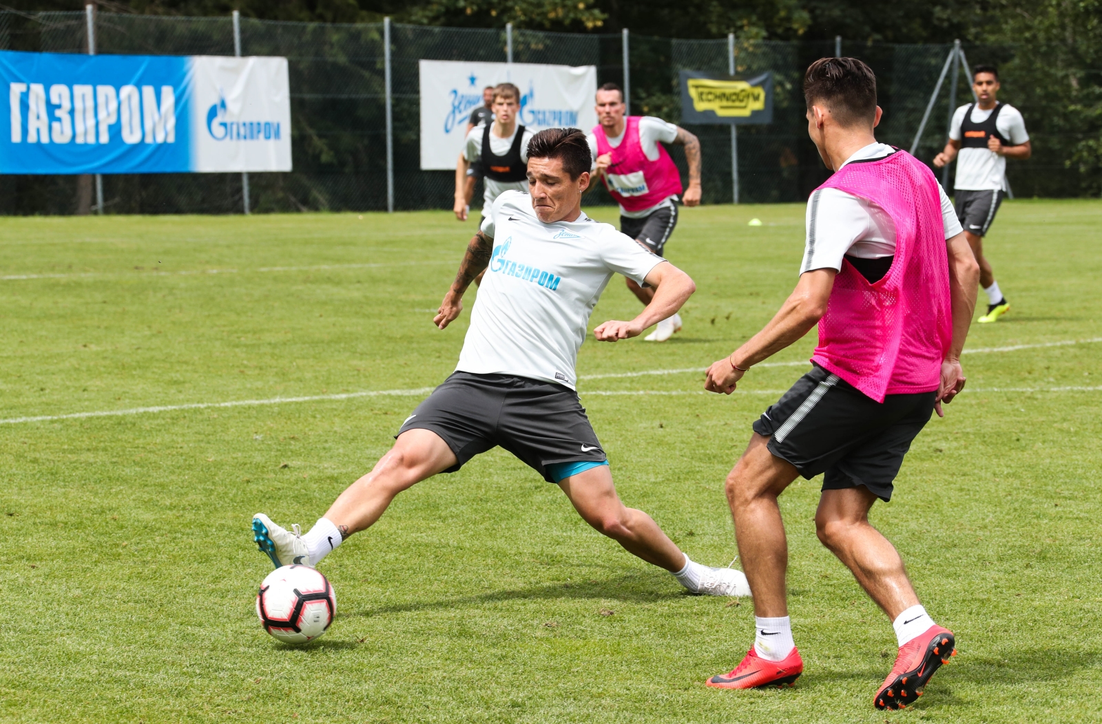Вторые «Газпром» — тренировочные сборы в Австрии: 10 июля, утренняя тренировка