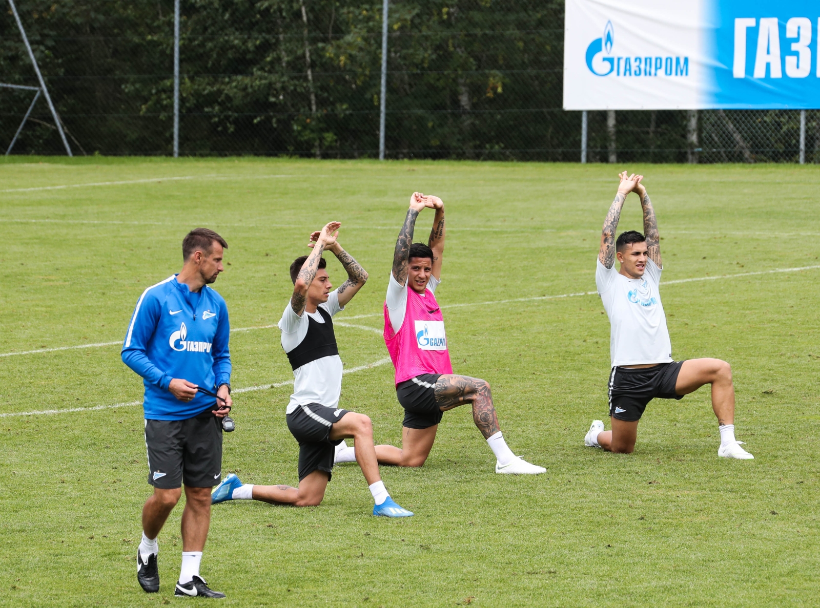 Вторые «Газпром» — тренировочные сборы в Австрии: 10 июля, утренняя тренировка