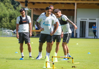 Вторые «Газпром» — тренировочные сборы в Австрии: 10 июля, утренняя тренировка