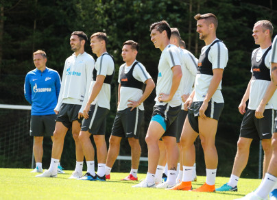 Вторые «Газпром» — тренировочные сборы в Австрии: 10 июля, утренняя тренировка