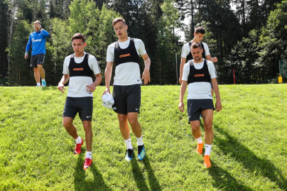 Вторые «Газпром» — тренировочные сборы в Австрии: 10 июля, утренняя тренировка