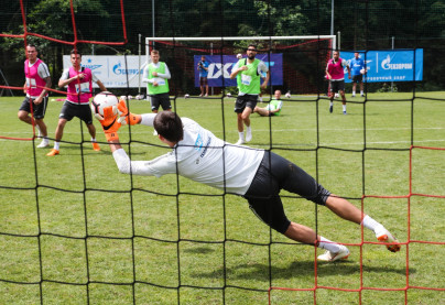 Вторые «Газпром» — тренировочные сборы в Австрии: 10 июля, утренняя тренировка