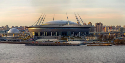 Виды нового стадиона на Крестовском острове