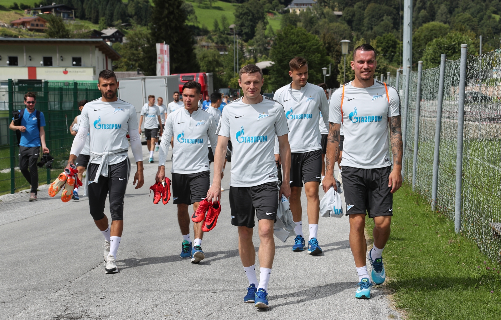 Третий «Газпром» — тренировочный сбор в Австрии: вечерняя тренировка 15 июля