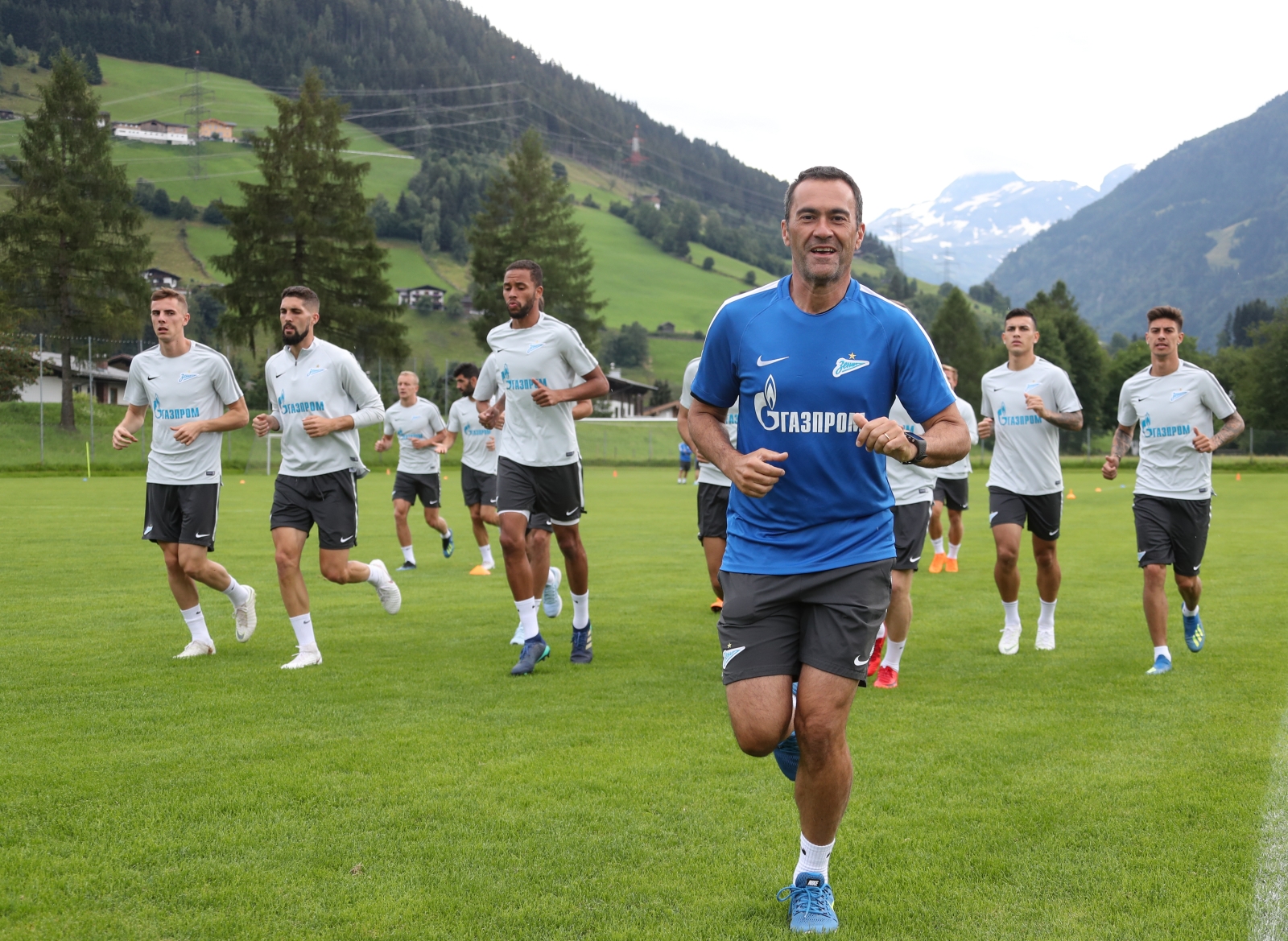 Третий «Газпром» — тренировочный сбор в Австрии: вечерняя тренировка 15 июля