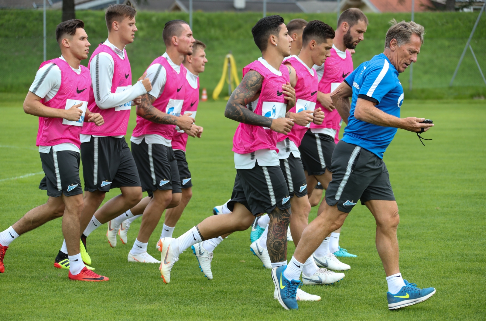 Третий «Газпром» — тренировочный сбор в Австрии: вечерняя тренировка 15 июля