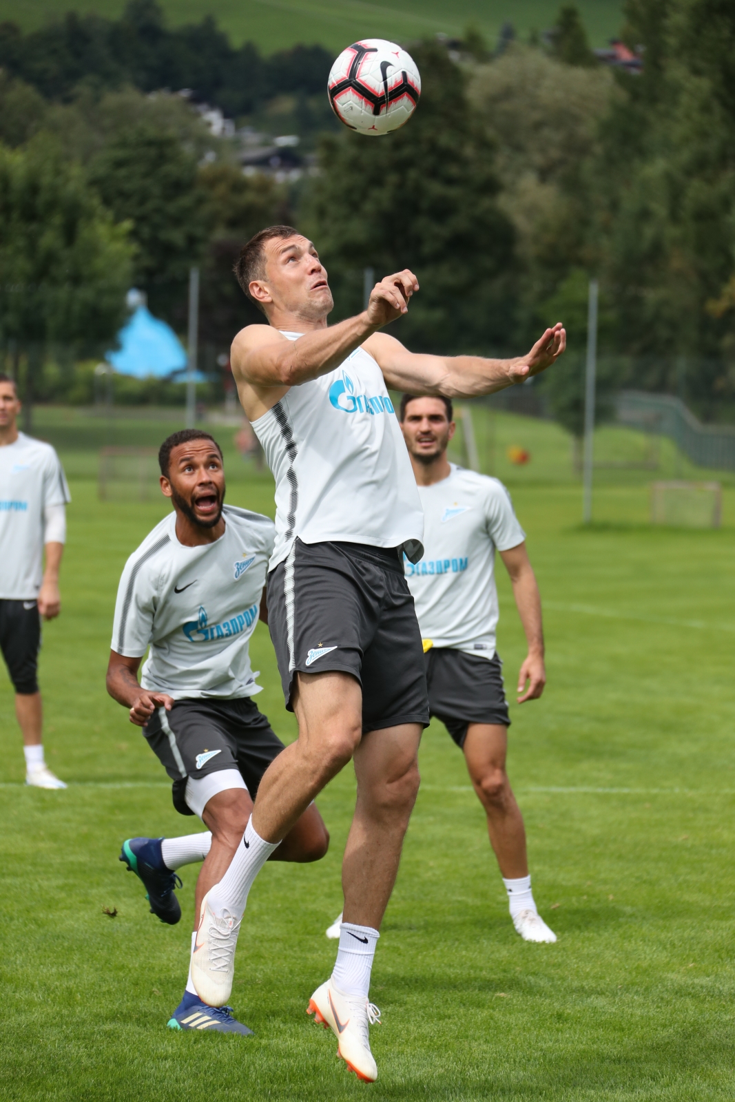 Третий «Газпром» — тренировочный сбор в Австрии: вечерняя тренировка 15 июля