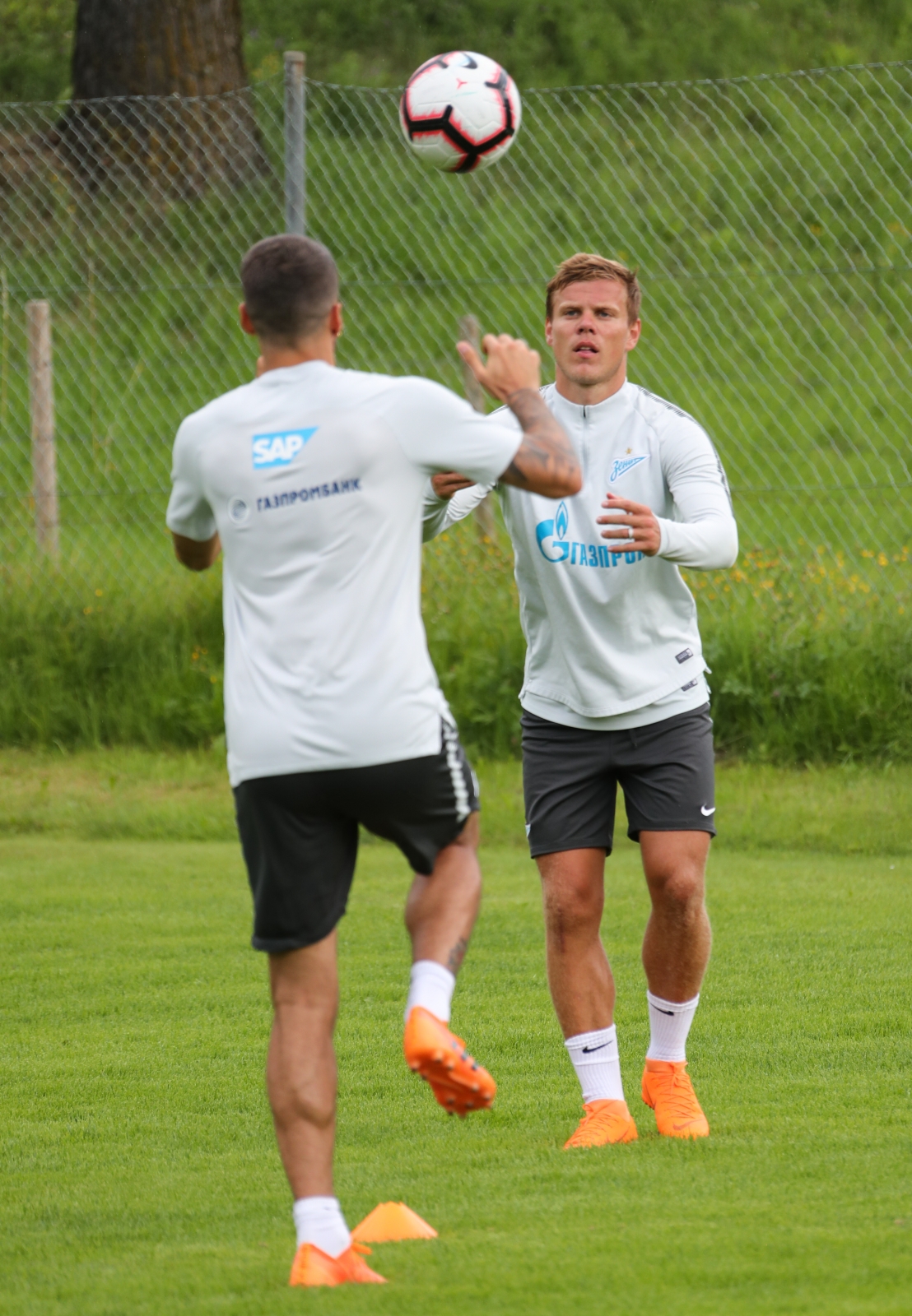 Третий «Газпром» — тренировочный сбор в Австрии: вечерняя тренировка 15 июля