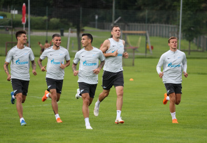 Третий «Газпром» — тренировочный сбор в Австрии: вечерняя тренировка 15 июля