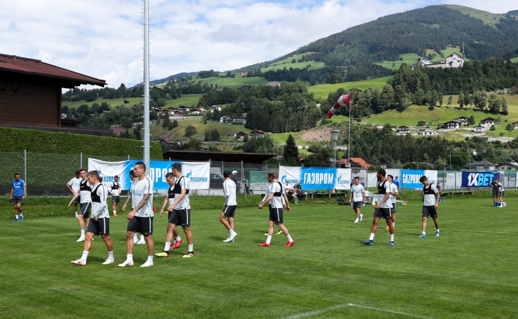 Третий «Газпром» — тренировочный сбор: 16 июля, утренняя тренировка