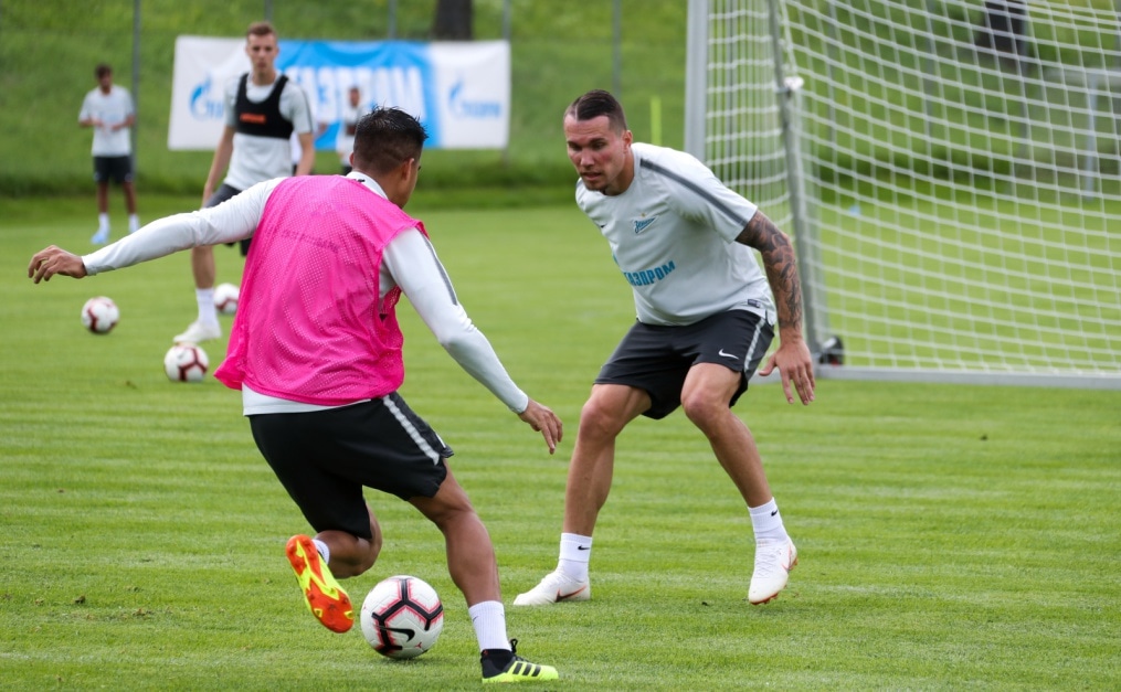 Третий «Газпром» — тренировочный сбор: 16 июля, утренняя тренировка