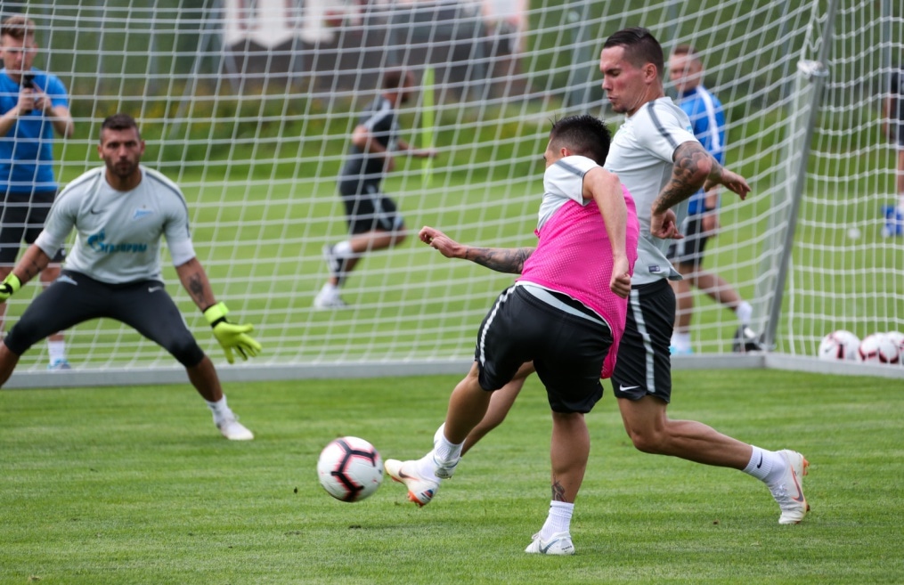 Третий «Газпром» — тренировочный сбор: 16 июля, утренняя тренировка