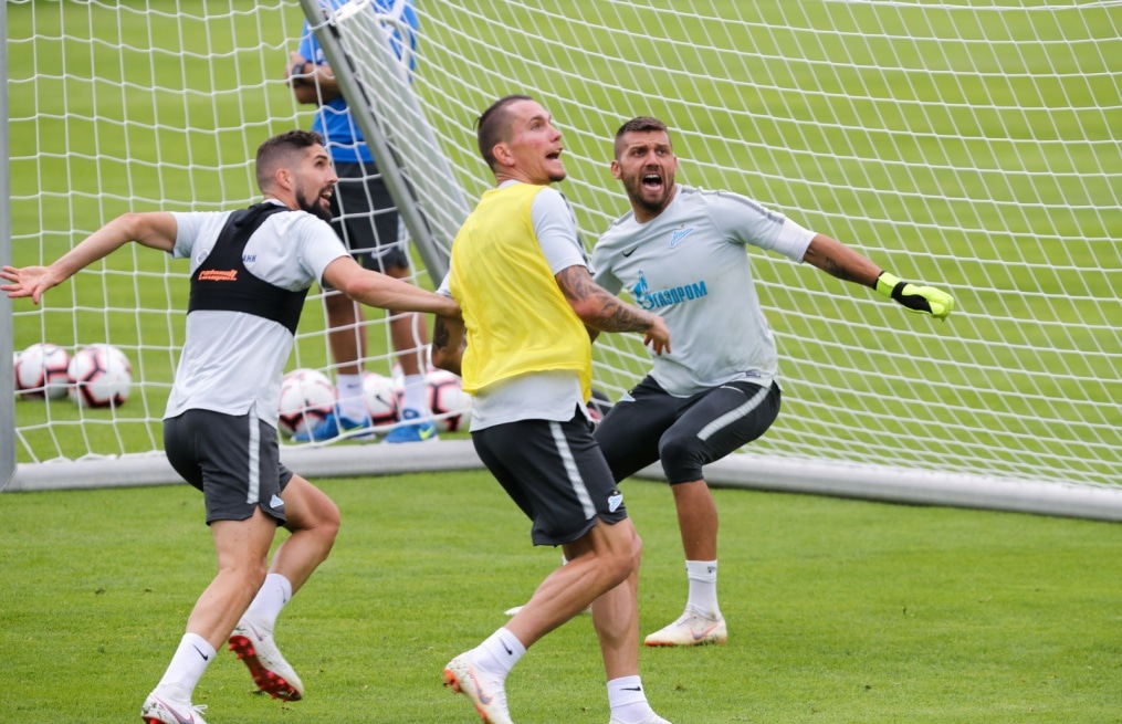 Третий «Газпром» — тренировочный сбор: 16 июля, утренняя тренировка