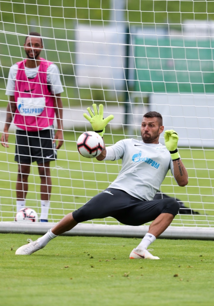 Третий «Газпром» — тренировочный сбор: 16 июля, утренняя тренировка