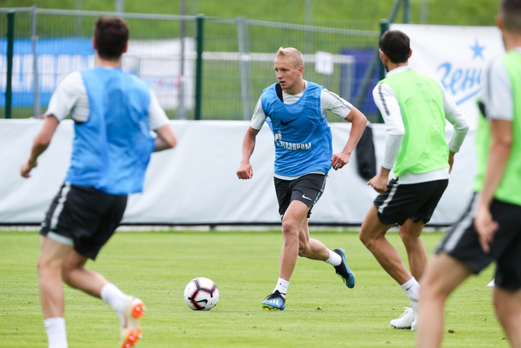 Третий «Газпром» — тренировочный сбор: 16 июля, утренняя тренировка