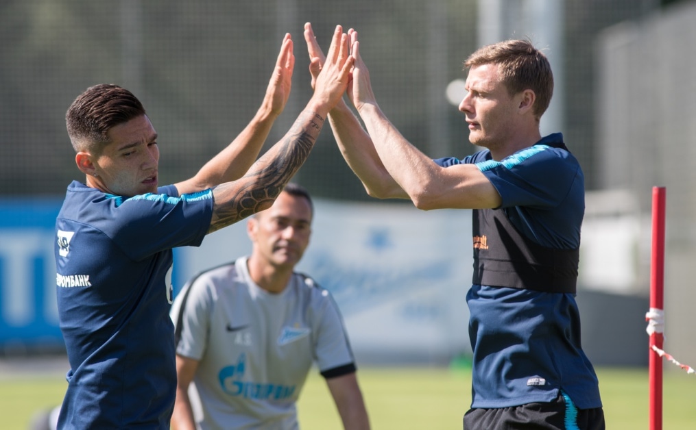 Открытая тренировка «Зенита» перед матчем с  «Арсеналом»