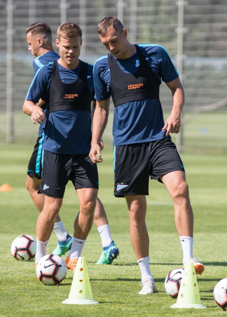 Открытая тренировка «Зенита» перед матчем с  «Арсеналом»