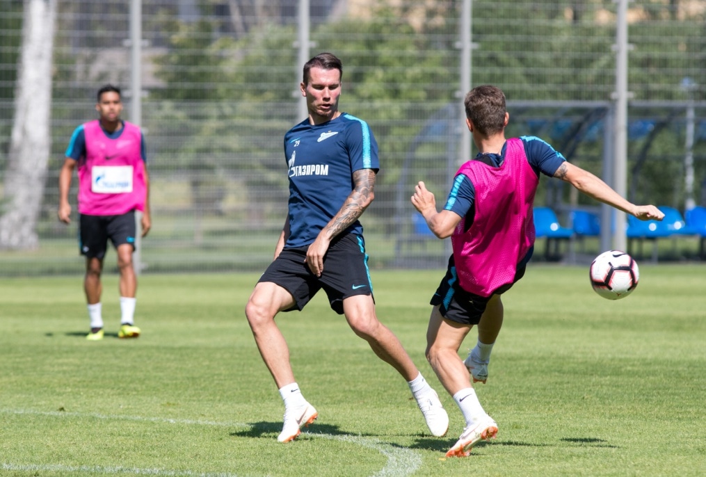 Открытая тренировка «Зенита» перед матчем с  «Арсеналом»