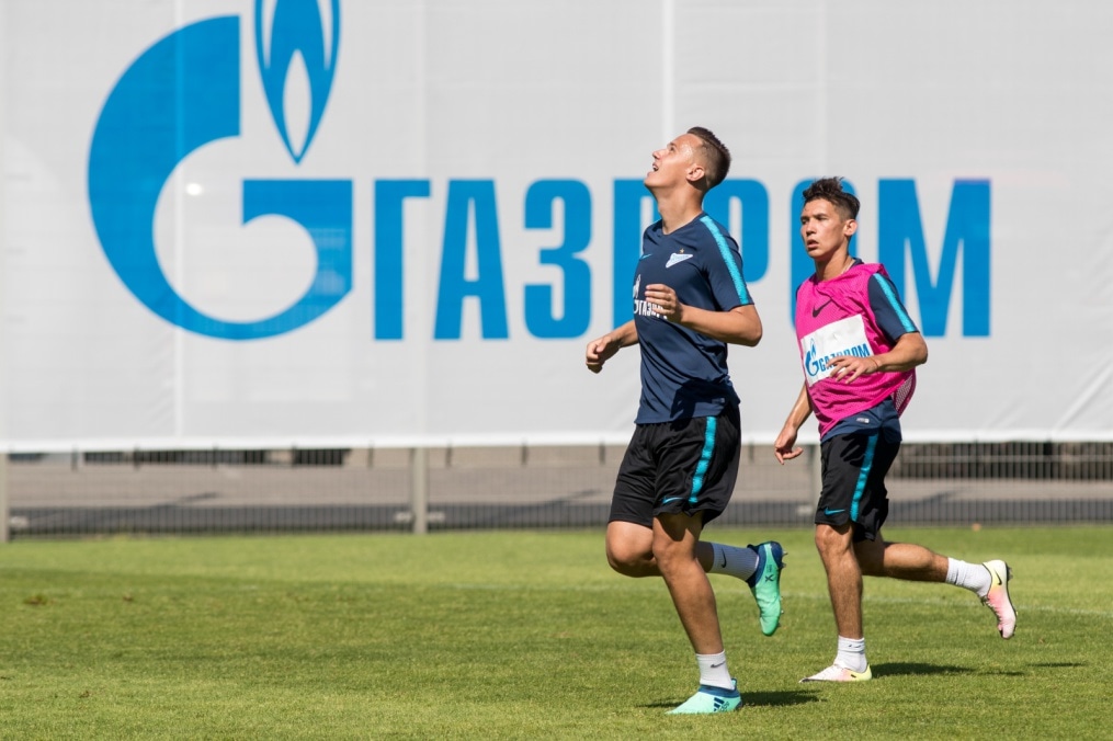 Открытая тренировка «Зенита» перед матчем с  «Арсеналом»