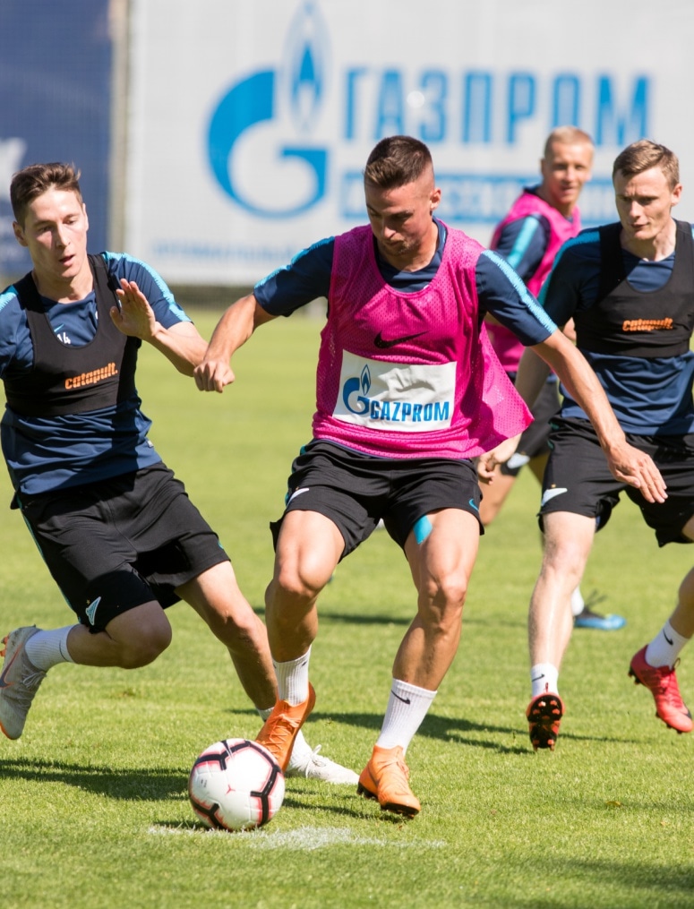 Открытая тренировка «Зенита» перед матчем с  «Арсеналом»