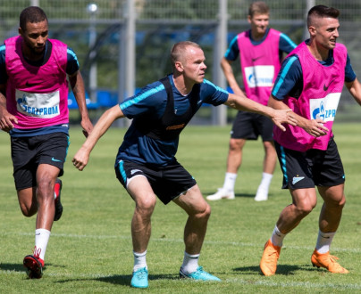 Открытая тренировка «Зенита» перед матчем с  «Арсеналом»