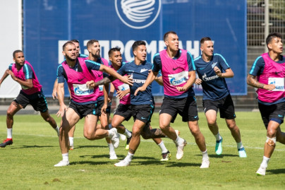 Открытая тренировка «Зенита» перед матчем с  «Арсеналом»