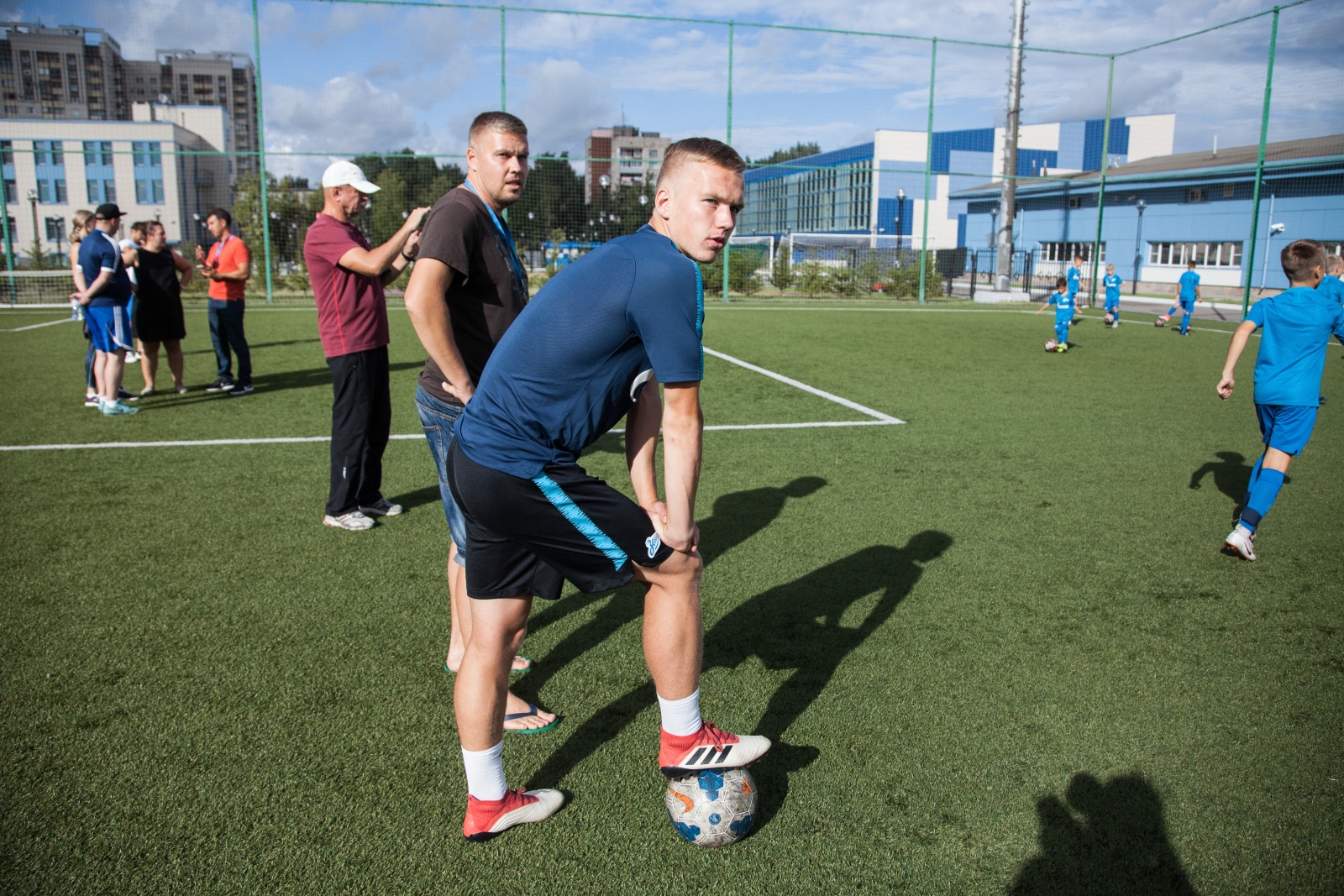 Большой фестиваль футбола: Мастер-класс от Максима Левин, полузащитника ФК «Зенит»